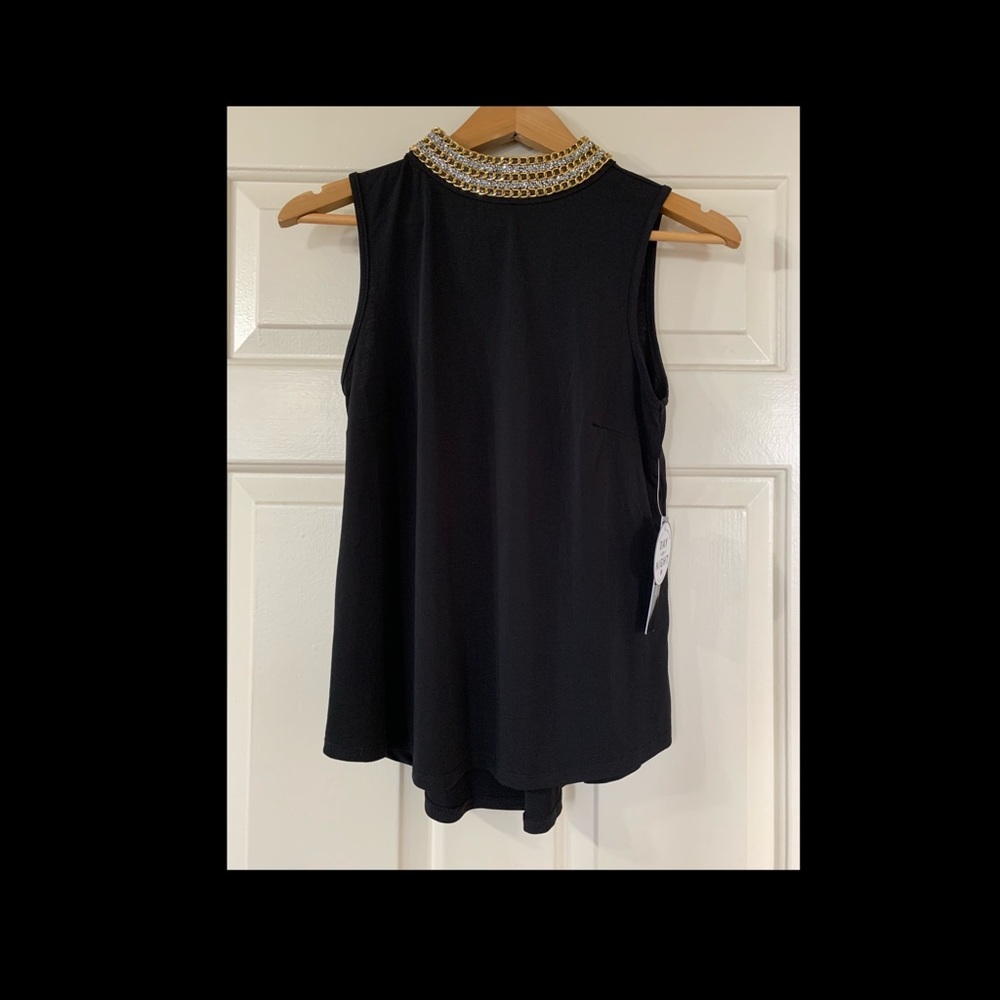 Black choker top